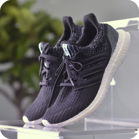 Sports footwearmade of recycledocean plastic
