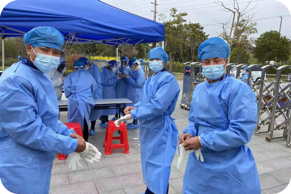 亞東石化（上海）投身社區防疫活動