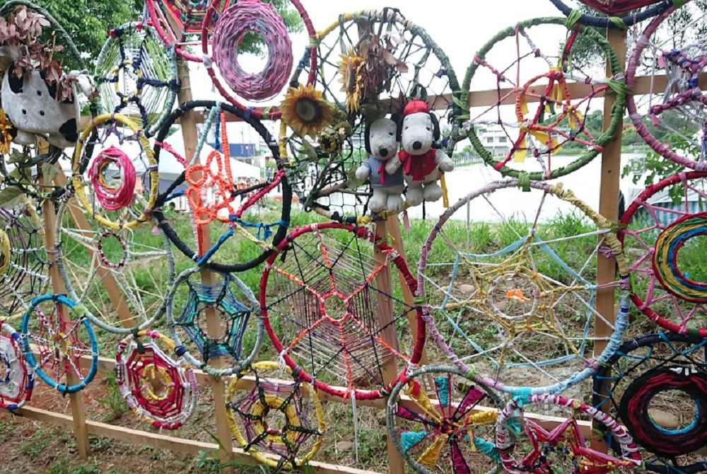 Sponsoring Waste Fabric for Yuan Ze University in Taoyuan Land Art Festival