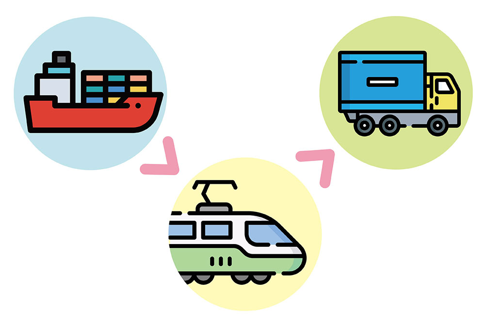 Multi-modal Solution to Port Congestion in Western U.S. with On-time Delivery