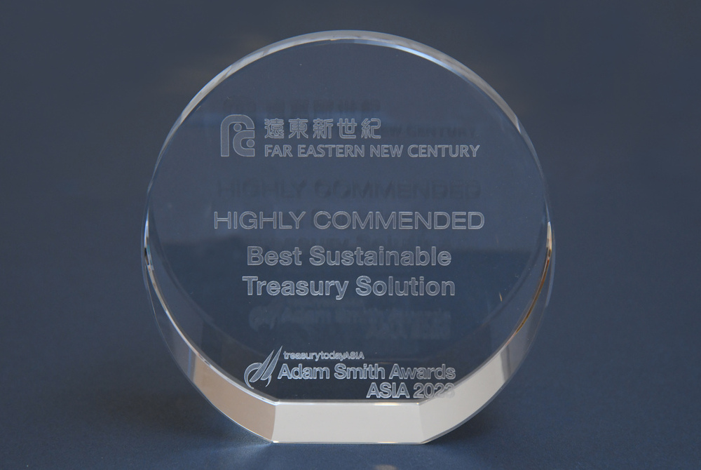 Adam Smith Awards Asia-Best Sustainable Treasury Solution From Treasury Today